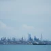 Amuay oil refinery complex in Venezuela, showing industrial processing facilities and infrastructure at the major petroleum refining site.