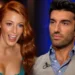 Blake Lively and Justin Baldoni appear together in a composite editorial portrait assembled from separately sourced photographs.