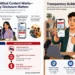 Editorial explainer showing how paid political content moves from campaigns to creators and voters, and why disclosure matters in California.