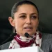 Claudia Sheinbaum attends the inauguration of the Monumental Carpet event at the Zócalo in Mexico City, Mexico.