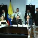Colombian government officials meet during an emergency response meeting following the August 2026 earthquake in Chocó