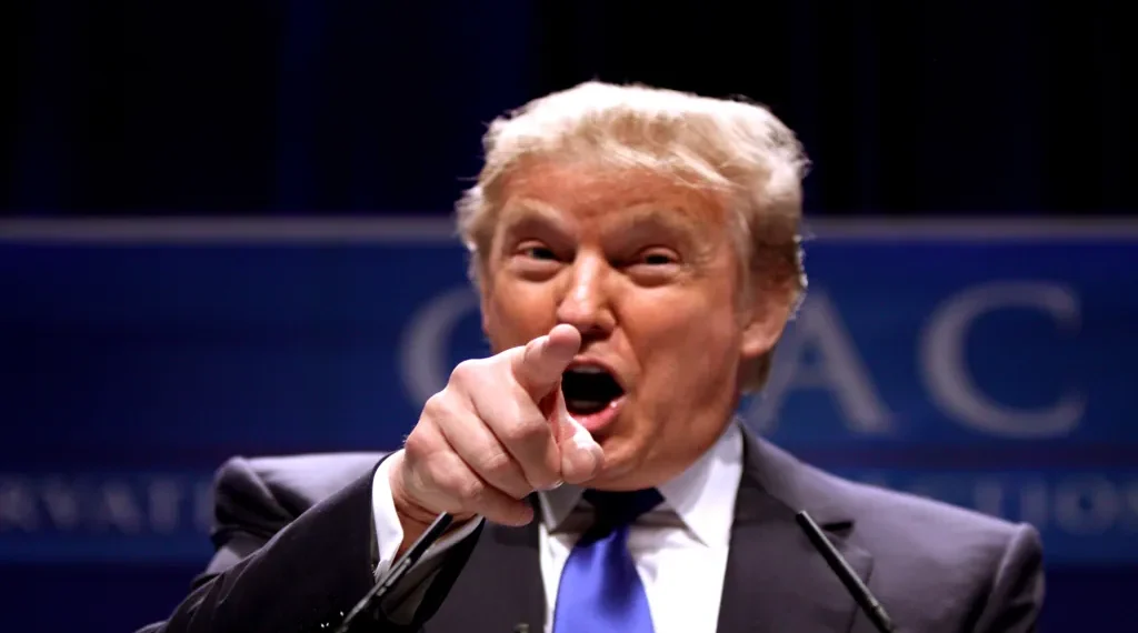Donald Trump speaks at the Conservative Political Action Conference in Washington, D.C., in 2011 during a political address.