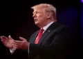 Donald Trump speaks at the Conservative Political Action Conference in National Harbor, Maryland, on February 23, 2018.