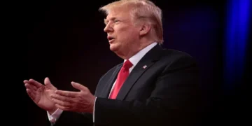 Donald Trump speaks at the Conservative Political Action Conference in National Harbor, Maryland, on February 23, 2018.