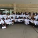 Hotel employees participate in Ebola training in Conakry, Guinea, as part of public health preparedness activities.