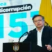 Colombian President Gustavo Petro speaks during a security meeting in Tibú, Norte de Santander, Colombia, in January 2025.