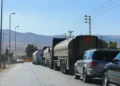 Iranian fuel tankers arrive in Lebanon as Hezbollah-linked fuel shipments enter the country amid a severe energy crisis.