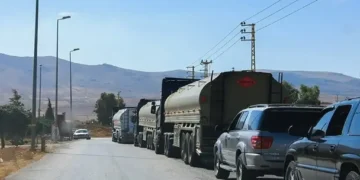 Iranian fuel tankers arrive in Lebanon as Hezbollah-linked fuel shipments enter the country amid a severe energy crisis.