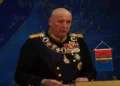 King Harald V of Norway attends the opening of the Sámediggi during a formal event in 2021.
