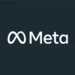 Official Meta company logo displayed on a blue gradient background, representing the parent company of Facebook, Instagram, WhatsApp, Messenger, and Threads.