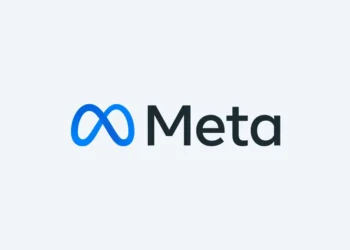 Official Meta company logo displayed on a white background, representing the parent company of Facebook, Instagram, WhatsApp, Messenger, and Threads.