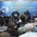 Pacific Islands Forum leaders meet during a regional leaders meeting in 2017.