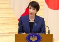 Japan's Sanae Takaichi and Italian Prime Minister Giorgia Meloni meet during the Italy–Japan summit in Tokyo on January 16, 2026.