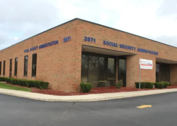 Social Security Administration offices at 3971 South Research Park Drive in Ann Arbor, Michigan.