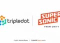 Tripledot and Super Sonic from Unity logos displayed side by side on a white background.