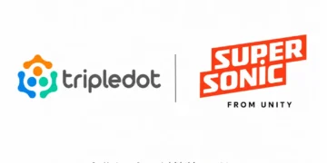 Tripledot and Super Sonic from Unity logos displayed side by side on a white background.
