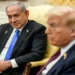 U.S. President Donald Trump meets Israeli Prime Minister Benjamin Netanyahu in the Oval Office to discuss a Gaza peace plan.