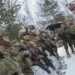U.S. Marines prepare for a reconnaissance patrol during a joint cold-weather military exercise in Burwash, Ontario, Canada.