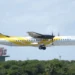 A Voepass ATR 72-500 regional turboprop aircraft is parked at Salvador–Deputado Luís Eduardo Magalhães International Airport in Brazil.