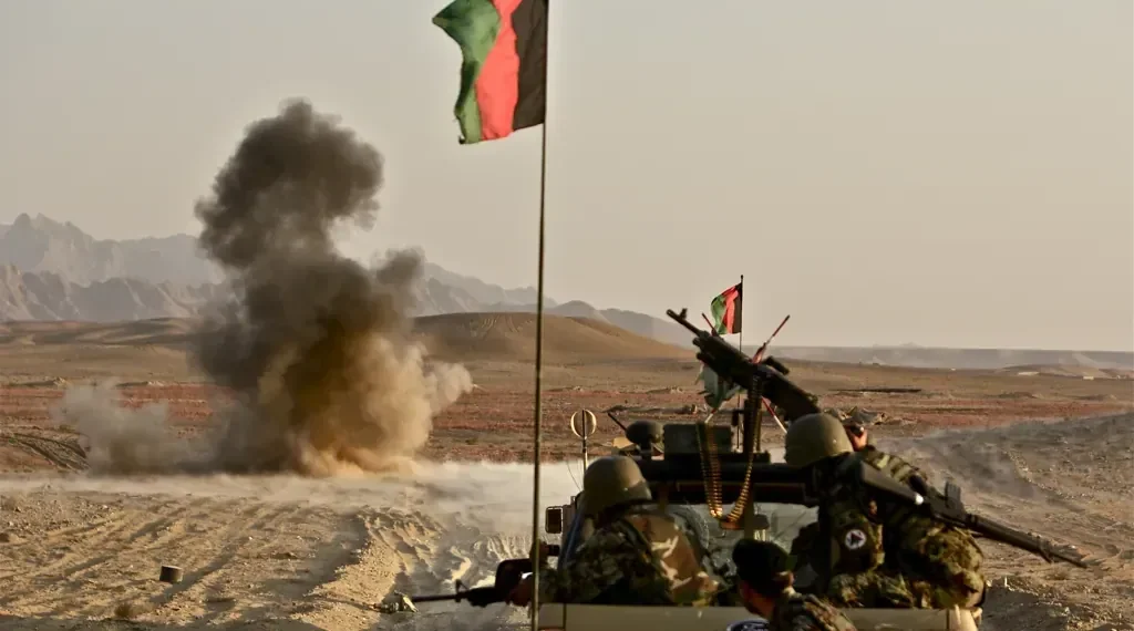 Afghan Army bomb disposal team neutralizes an improvised explosive device in Sangin, Helmand, Afghanistan, on November 4, 2012.