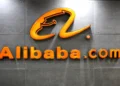 Alibaba Marketplace logo displayed as a company identification graphic, from an image dated October 15, 2021.
