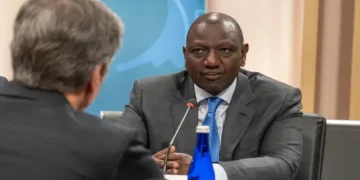 Antony Blinken meets Kenyan President William Ruto during the U.S.-Africa Leaders Summit in Washington, D.C.
