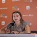 Aryna Sabalenka competes at the 2025 Miami Open at Hard Rock Stadium in Miami Gardens, Florida.