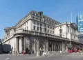 Bank of England building viewed from Lombard Street in London, photographed on June 12, 2015.