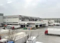 FTI Park in Beijing's Shunyi district, showing an area associated with logistics and transportation infrastructure.