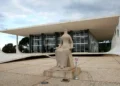 Supreme Federal Court building in Brasília, Brazil, photographed in April 2017.