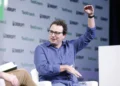 Dario Amodei at TechCrunch Disrupt 2023 in San Francisco, photographed on September 20, 2023.