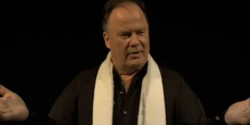 Dennis Haskins pictured in a still from the web series “Acting School Academy,” originally uploaded on December 16, 2008.