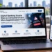 Laptop and smartphone display warnings about rising digital banking scams, suspicious activity detection, fraud prevention, and stronger consumer security.