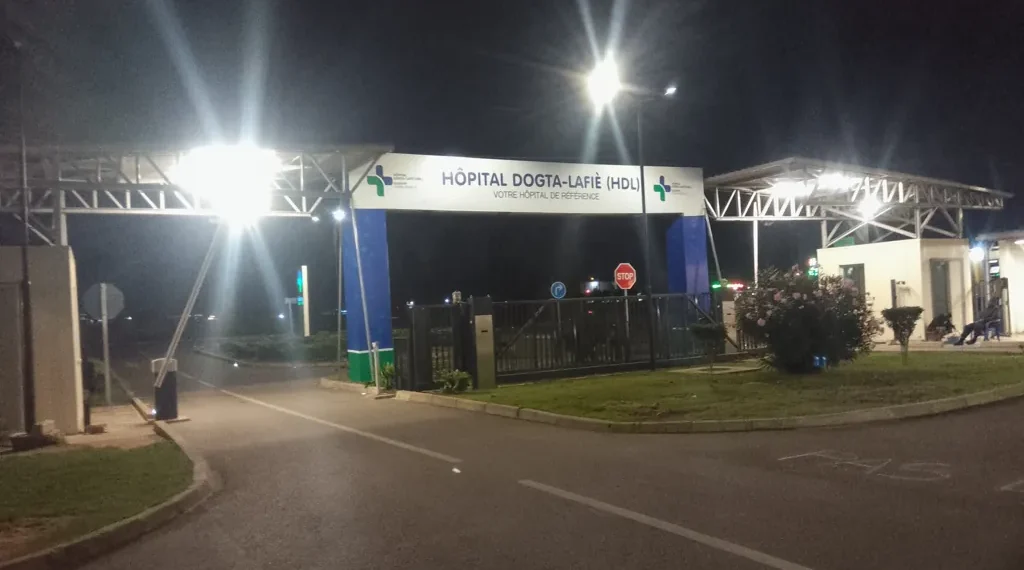 DOGTA-LAFIÈ hospital and health center in Lomé, Togo, photographed on August 9, 2025.