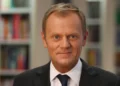 Donald Tusk at WSB University in Toruń, Poland, photographed during a visit on January 1, 2009.