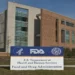 FDA Building 21 stands behind the Food and Drug Administration sign at the agency’s main campus entrance in Silver Spring, Maryland.