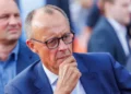 Portrait of Friedrich Merz at a CDU campaign event in Erfurt, Germany, photographed on August 21, 2024.