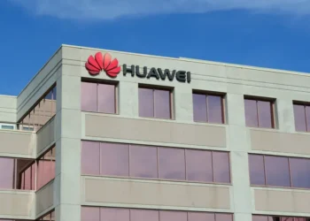 Huawei Canada office building photographed in July 2018, showing the company’s Canadian corporate presence.