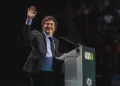 Javier Milei photographed during the VIVA 24 event in May 2024, in an image published by Vox España.