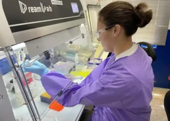 Laboratory scientist performs real-time PCR testing in Ghana during efforts to investigate the mpox outbreak in West Africa in November 2022.
