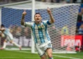 Lionel Messi plays for Argentina against Egypt during the 2026 FIFA World Cup on July 7, 2026.