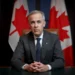 Canadian Prime Minister Mark Carney delivers a televised message marking International Women's Day in March 2026.