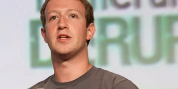 Mark Zuckerberg at TechCrunch Disrupt 2012, photographed in San Francisco, California, on September 11, 2012.