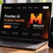 Mistral AI displayed on a laptop and smartphone, showing the company's artificial intelligence platform and branding in a modern workspace.