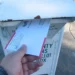 Voter returns a vote-by-mail ballot at a ballot return box in Lane County, Oregon, during the 2006 general election.
