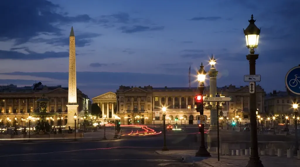 Place de la Concorde in Paris, France, photographed in 2008.