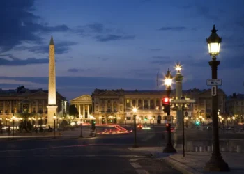 Place de la Concorde in Paris, France, photographed in 2008.