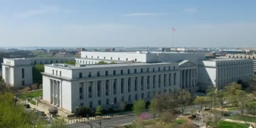 Rayburn House Office Building in Washington, D.C., houses offices of the United States House of Representatives near the U.S. Capitol.