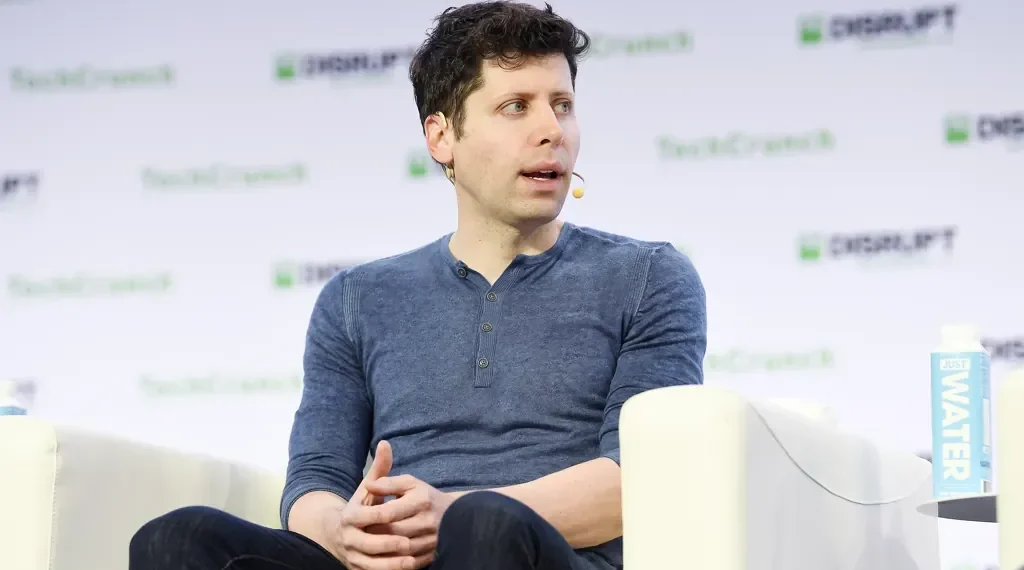Sam Altman speaks onstage during TechCrunch Disrupt San Francisco 2019 at Moscone Convention Center in San Francisco, California.