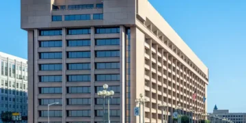 U.S. Postal Service Headquarters building in Washington, D.C., photographed in September 2024.